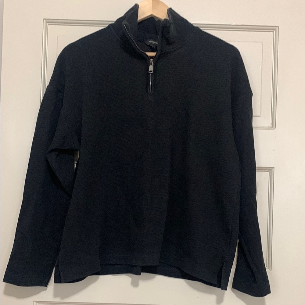 Banana Republic Factory Black Quarter Zip